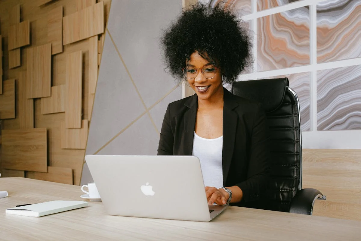Entrepreneur working on financial planning